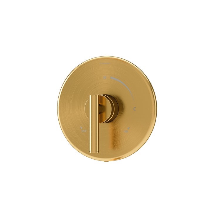 Shower Valve Trim Dia 1 Lever Brushed Bronze ADA for 261/262 Series Temptrol Shower Valve - Image 1