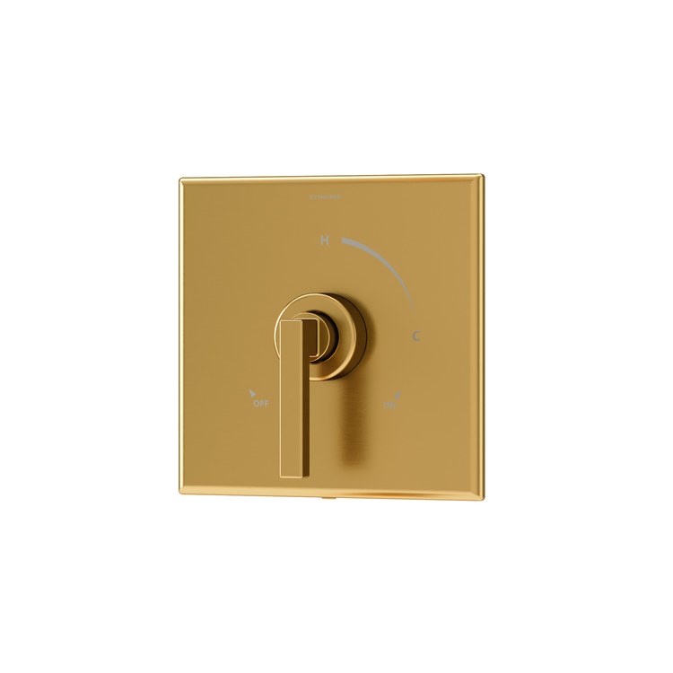 Shower Valve Trim Duro 1 Lever Brushed Bronze ADA for 261/262 Series Temptrol Shower Valve - Image 1