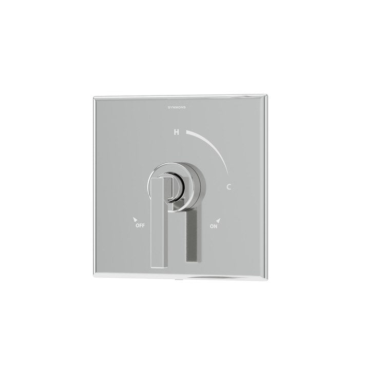 Shower Valve Trim Duro 1 Lever Polished Chrome ADA for 261/262 Series Temptrol Shower Valve - Image 1