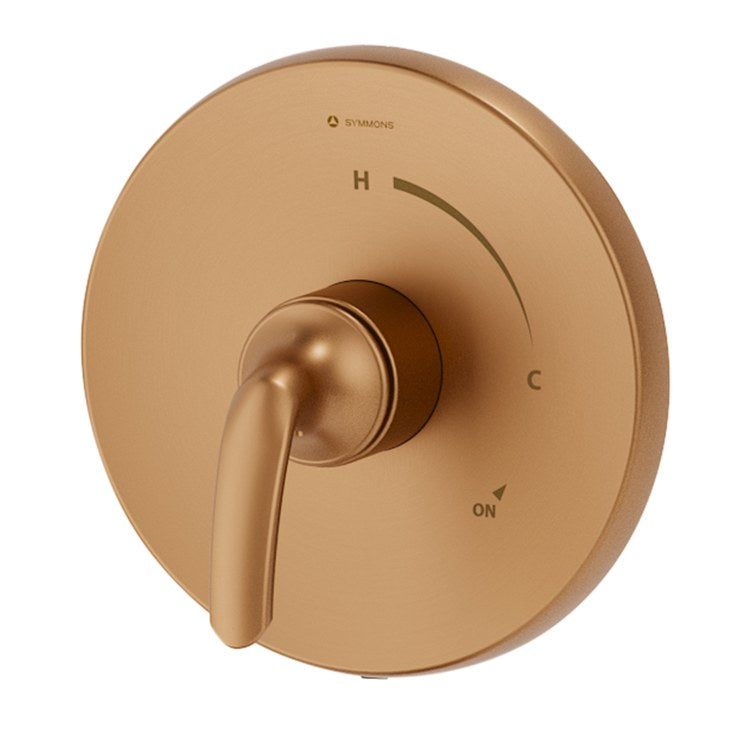 Shower Valve Trim Elm 1 Lever Brushed Bronze ADA for 261/262 Temptrol Valve - Image 1