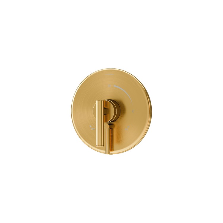 Shower Valve Trim Dia for Test Cap Valve 1 Lever Brushed Bronze ADA for S161/162 Series Temptrol VersaFlex Shower Valve - Image 1