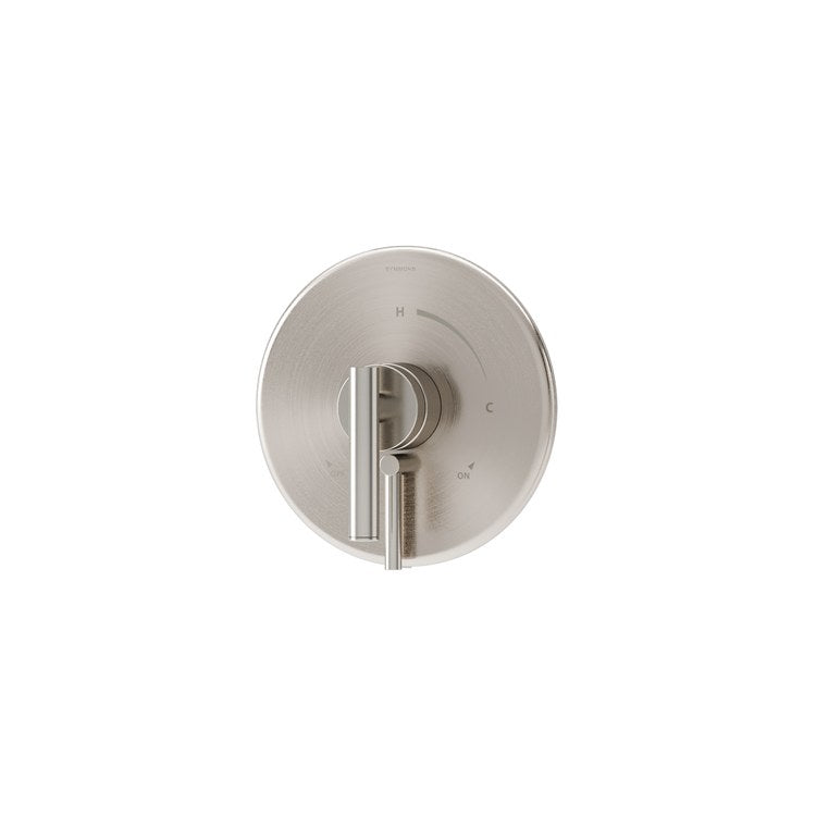 Shower Valve Trim Dia with Integral Diverter 1 Lever Satin Nickel ADA for S261/262 Series Temptrol VersaFlex Shower Valve - Image 1