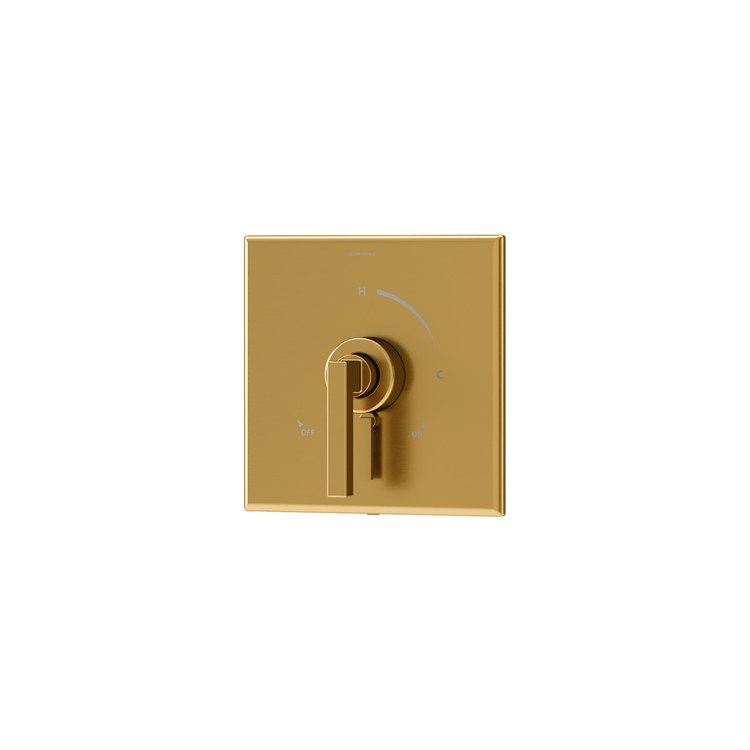 Shower Valve Trim Duro with VersaFlex Integral Diverter 1 Lever Brushed Bronze ADA for S261/262 Series Temptrol VersaFlex Shower Valve - Image 1