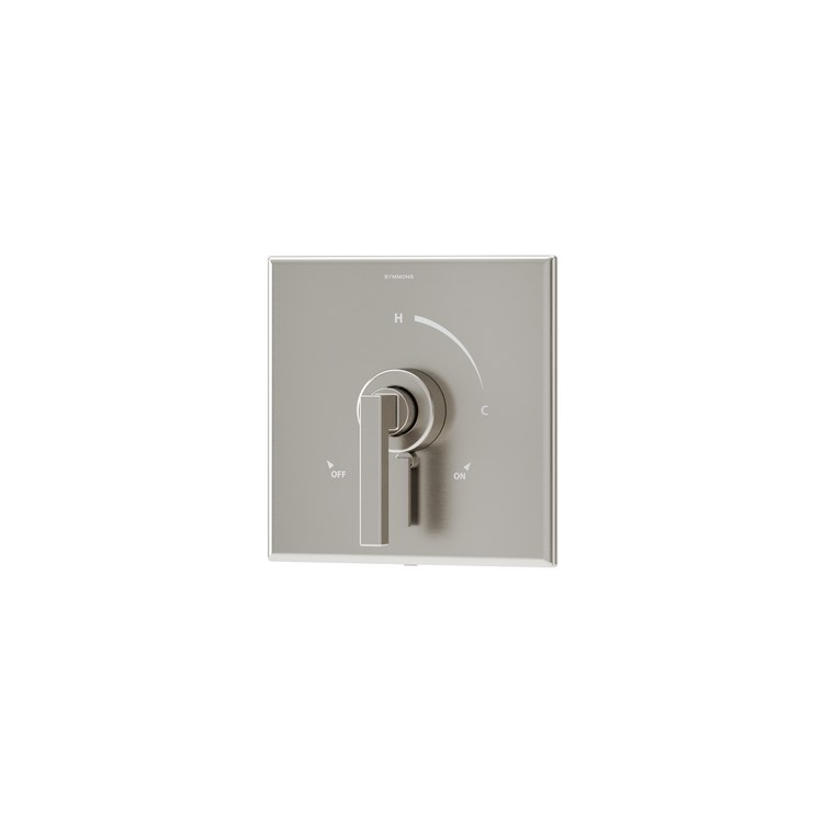 Shower Valve Trim Duro with VersaFlex Integral Diverter 1 Lever Satin Nickel ADA for S261/262 Series Temptrol VersaFlex Shower Valve - Image 1