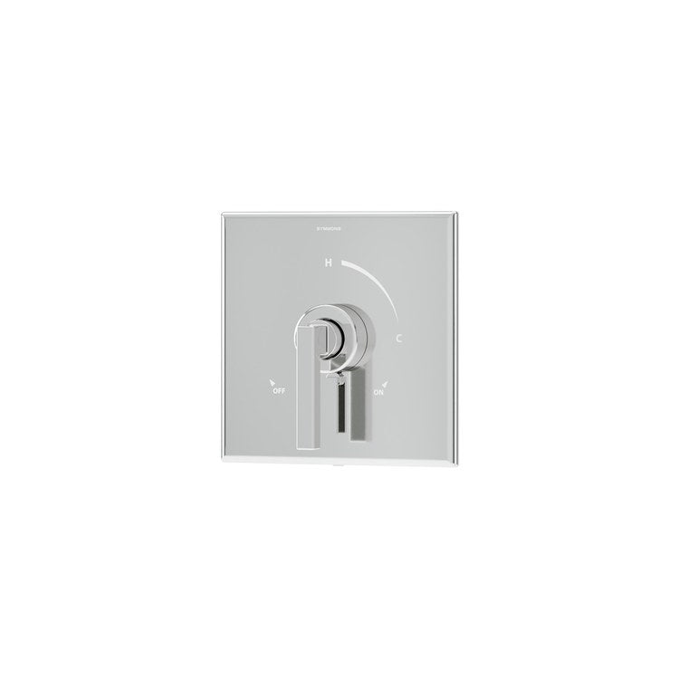 Shower Valve Trim Duro with VersaFlex Integral Diverter 1 Lever Polished Chrome ADA for S261/262 Series Temptrol VersaFlex Shower Valve - Image 1