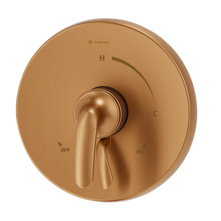 Shower Valve Trim Elm with VersaFlex Integral Diverter 1 Lever Brushed Bronze ADA for S261/262 Series Temptrol VersaFlex Shower Valve - Image 1