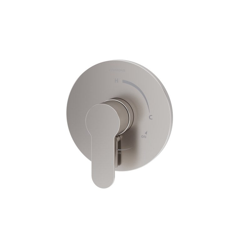 Shower Valve Trim Identity with Integral Diverter 1 Lever Satin Nickel ADA for S261/262 Series Temptrol VersaFlex Shower Valve - Image 1