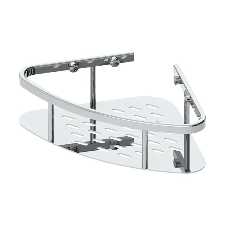 Soap Basket Duro Corner Polished Chrome Metal Drywall or Tile
