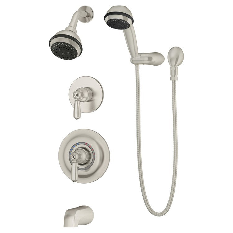 Tub and Shower Trim Allura 2 Lever Satin Nickel ADA 2.0 Gallons per Minute for 261 Series Temptrol Shower Valve - Image 1