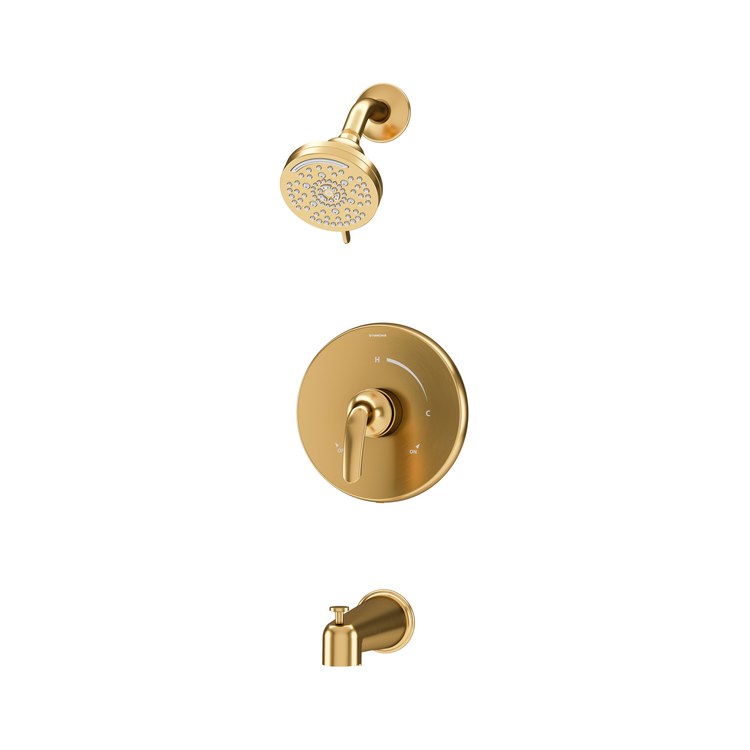 Tub and Shower Trim Elm 1 Lever Brushed Bronze WaterSense ADA 1.5 Gallons per Minute for 262 Series Temptrol Shower Valve - Image 1