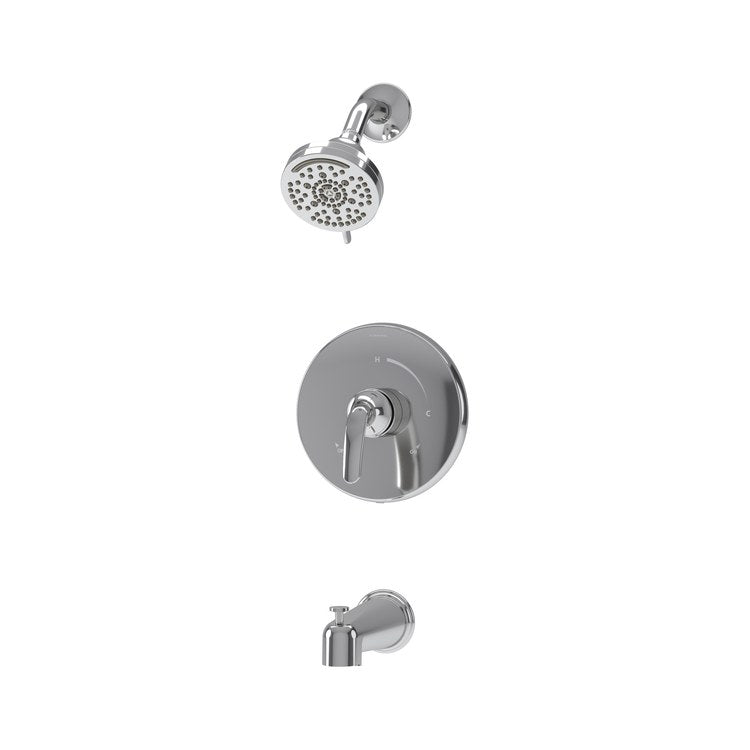 Tub and Shower Trim Elm Less Showerhead 1 Lever Polished Chrome WaterSense ADA 2.0 Gallons per Minute for 262 Series Temptrol Shower Valve - Image 1