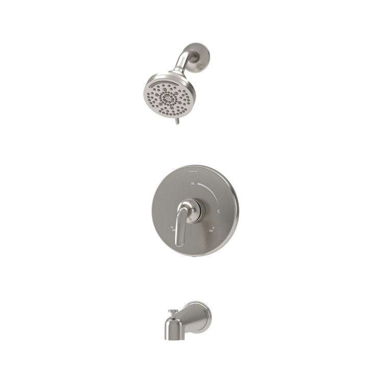 Tub and Shower Trim Elm Less Showerhead 1 Lever Satin Nickel WaterSense ADA 2.0 Gallons per Minute for 262 Series Temptrol Shower Valve - Image 1