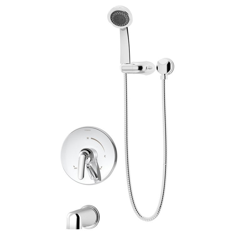 Tub and Shower Trim Elm with Integral Diverter 1 Lever Polished Chrome WaterSense ADA 2.0 Gallons per Minute for S262 Series Temptrol VersaFlex Shower Valve - Image 1