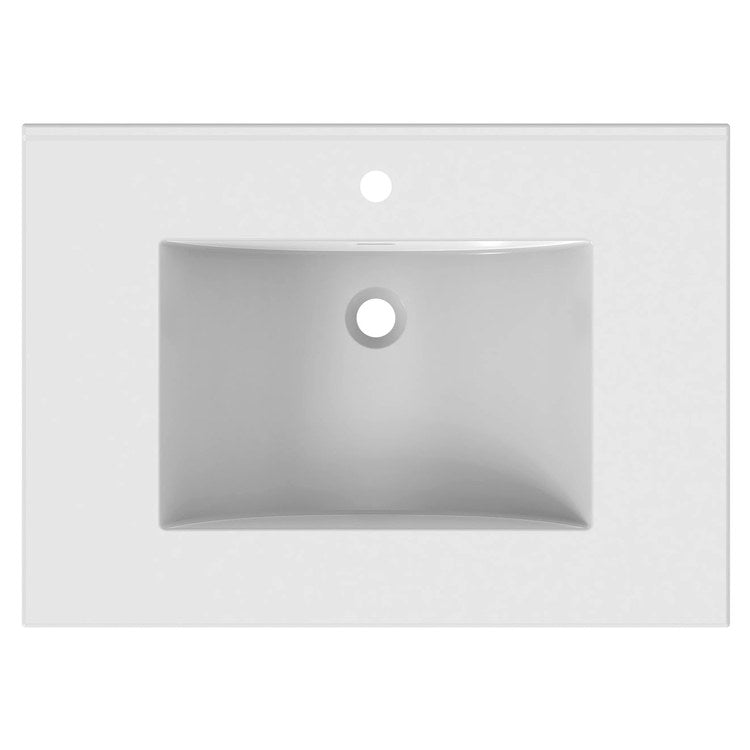 Vanity Top Ceramic Top 31 x 22 Inch White Ceramic 1 Hole 3 Centimeter - Image 2