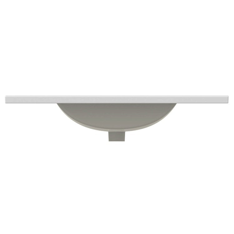 Vanity Top Ceramic Top Centerset 37 x 22 Inch White 8 Inch Spread Ceramic 3 Hole 3 Centimeter - Image 3