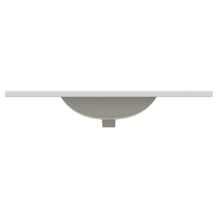 Vanity Top Ceramic Top 43 x 22 Inch White Ceramic 1 Hole 3 Centimeter - Image 3