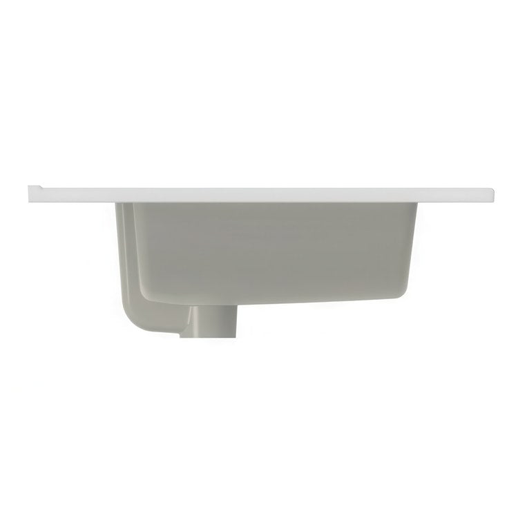 Vanity Top Ceramic Top Centerset 43 x 22 Inch White 8 Inch Spread Ceramic 3 Hole 1-4/5 Centimeter - Image 3