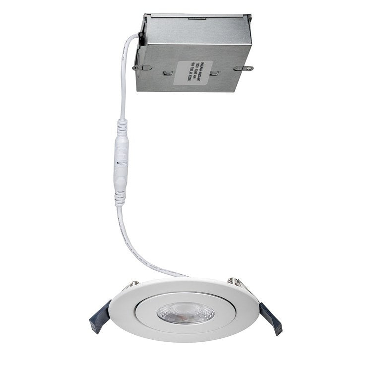 Down Light Lotos Adjustable Round White 5-CCT 6 Inch