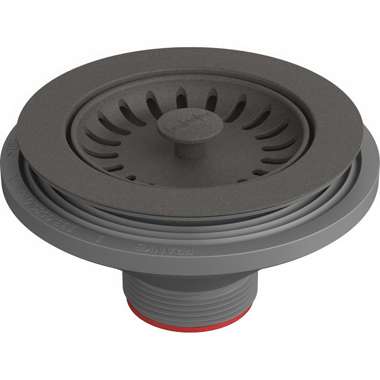 Basket Strainer Maris Colorline Slate Grey 3-1/2 Inch Plastic