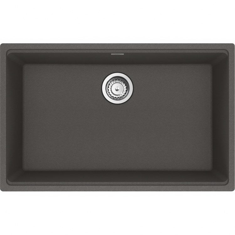 Kitchen Sink Maris 30 x 19 Inch 1 Bowls Slate Gray Undermount Rectangle Granite - Image 1