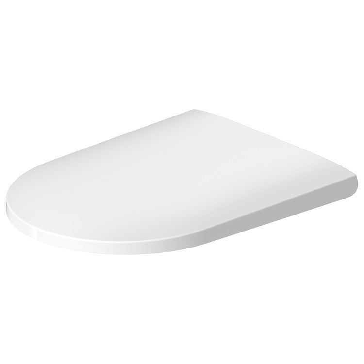 Toilet Seat D-Neo Elongated with Soft Close White for Toilet Bowl