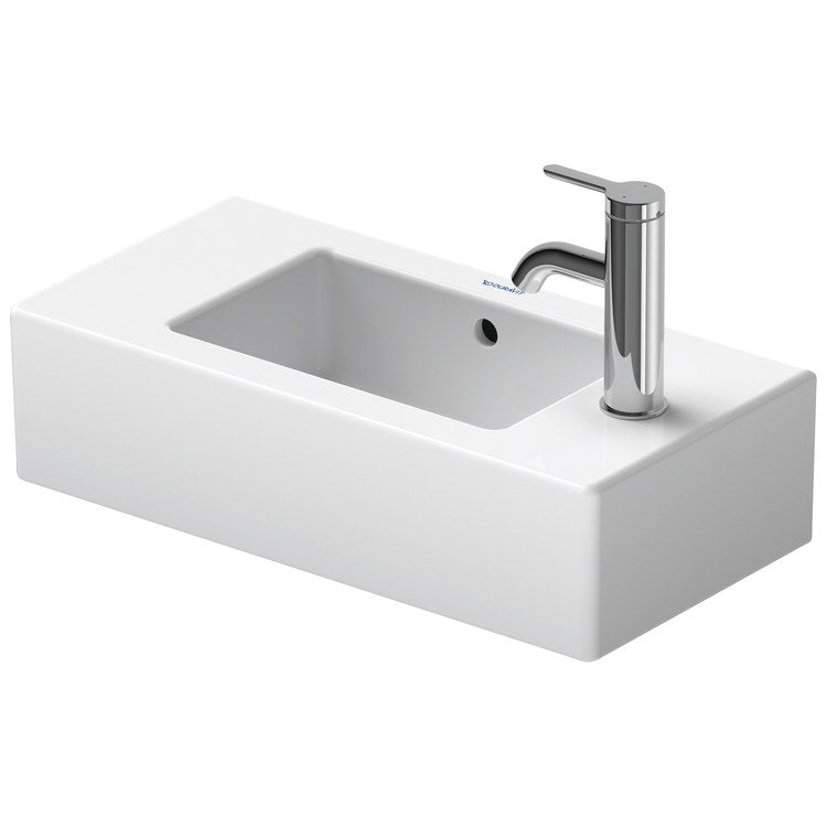 Sink Vero 19-5/8 Inch 1 Bowl cUPC Listed with Overflow 1 Hole White Wall Mount