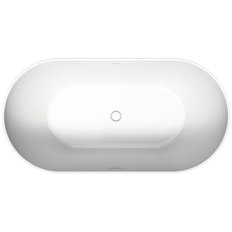 Freestanding Tub 58-1/4 x 29-1/2 Inch White Center Oval cCPU Listed - Image 2