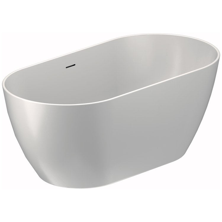 Freestanding Tub 58-1/4 x 29-1/2 Inch White Center Oval cCPU Listed - Image 1
