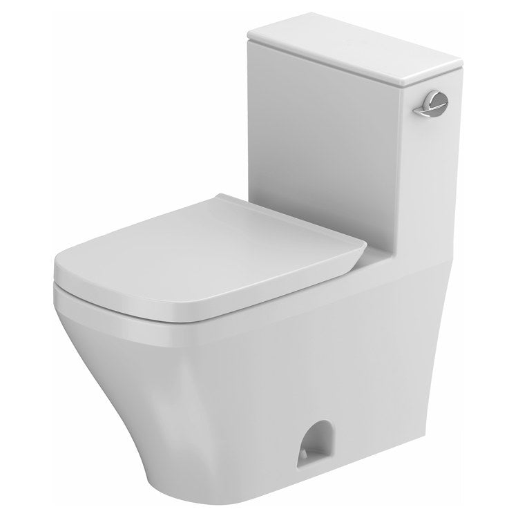Toilet D-Neo 1 Piece White Elongated WaterSense/cCPU Listed 1.28 Gallons per Flush Siphonic Left Hand - Image 1