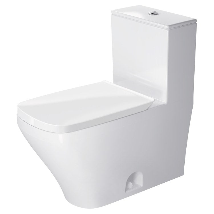 Toilet Durastyle 1 Piece White Elongated WaterSense/cCPU Listed 1.28 Gallons per Flush Siphonic Top
