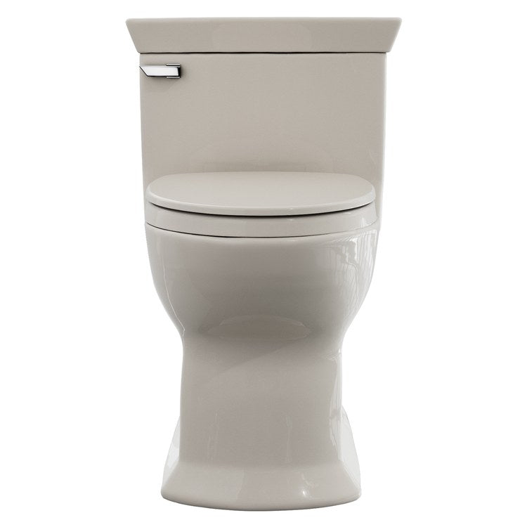 Toilet SOIREE 1 Piece Sedona Beige Elongated WaterSense/cCPU Listed 1.28 Gallons per Flush Tornado Left Front - Image 2