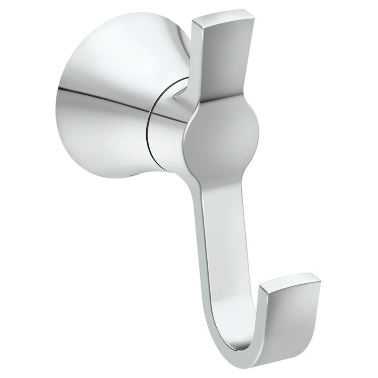 Robe Hook JASE Double Chrome 3-1/4 Inch Wall Mount Zinc - Image 1