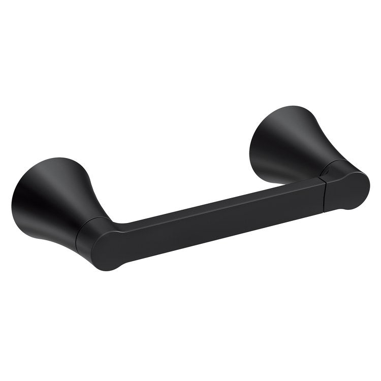 Toilet Paper Holder JASE Matte Black Zinc 6-1/2 Inch 3-1/8 Inch Wall - Image 1