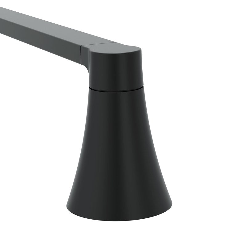 Towel Bar JASE 24 Inch Matte Black Zinc