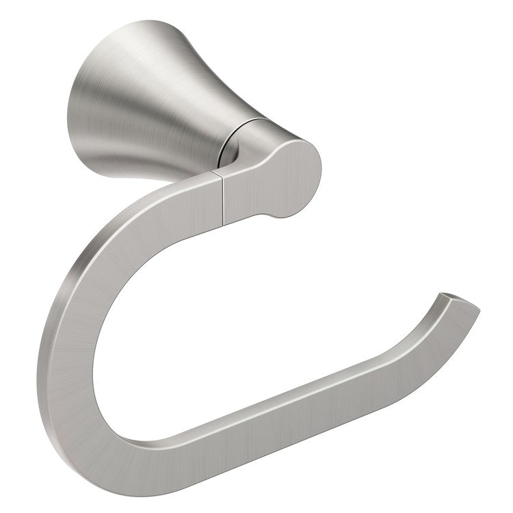 Towel Ring JASE 6-13/16 Inch Open Brushed Nickel Zinc 3 Inch - Image 1