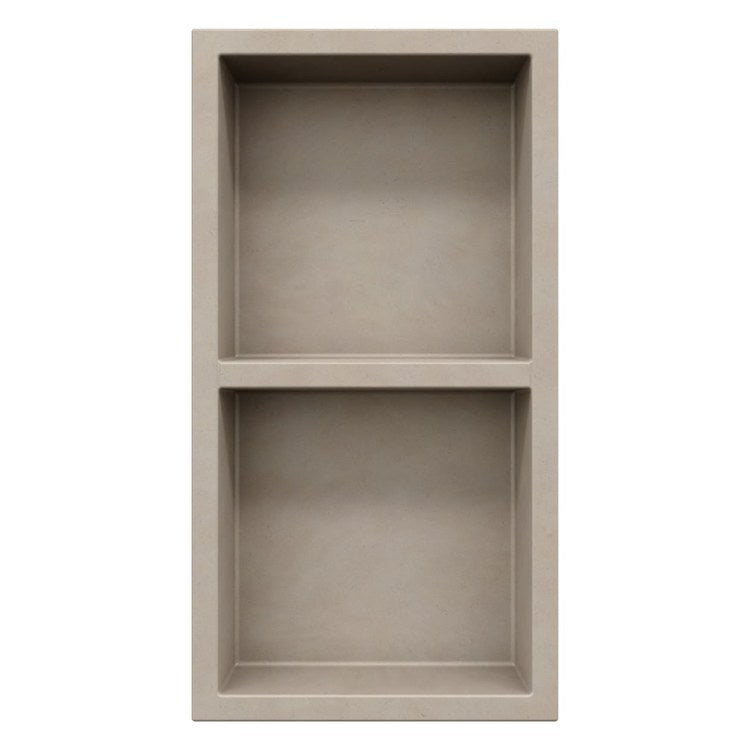 Shower Niche AERIE Rectangle Recessed Limestone 13-1/2 x 4 x 25-1/2 Inch Swanstone