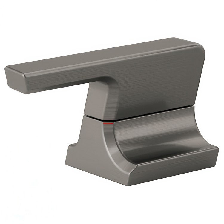 Handle Assembly Pivotal 2L Bathroom 2-13/16 Inch 1 Lever Lumicoat Black Stainless ADA