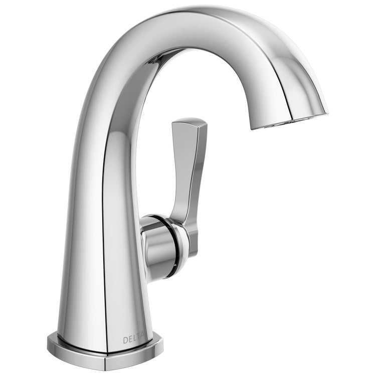 Lavatory Faucet Stryke 1 Lever ADA No-Lead/WaterSense Lumicoat Chrome 1.2 Gallons per Minute Deck Low Arc Metal Pop-Up 1/3 Hole Diamond Seal Technology - Image 1