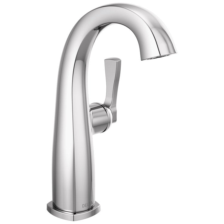 Lavatory Faucet Stryke 1 Lever ADA WaterSense/CALGreen Lumicoat Chrome 1.2 Gallons per Minute Deck Arc Less Drain 1 Hole - Image 1