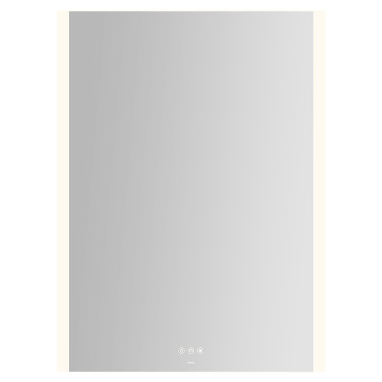 Bathroom Mirror Instinct with Vertical Edge Lighting Rectangle 30 x 40 Inch Wall Mount