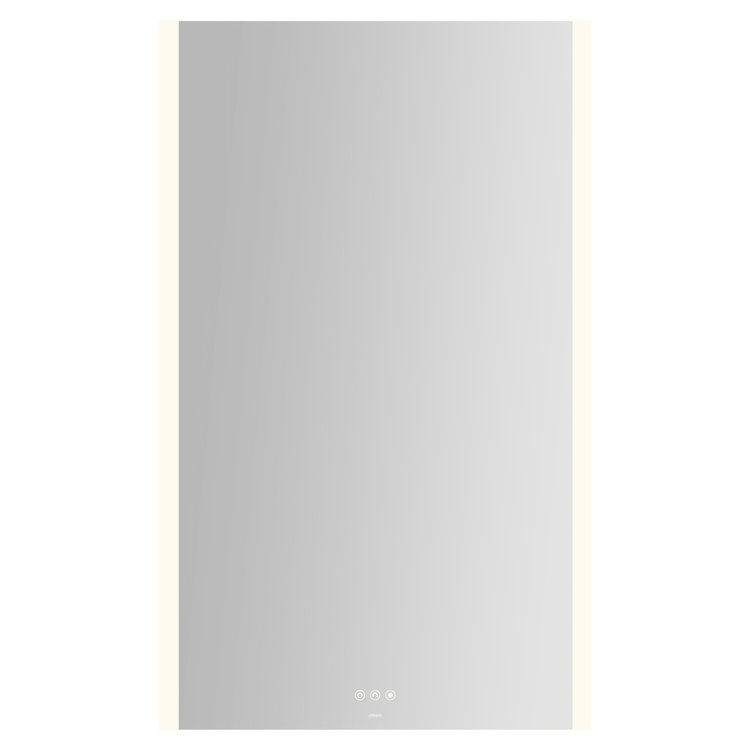 Bathroom Mirror Instinct with Vertical Edge Lighting Rectangle 30 x 48 Inch Wall Mount
