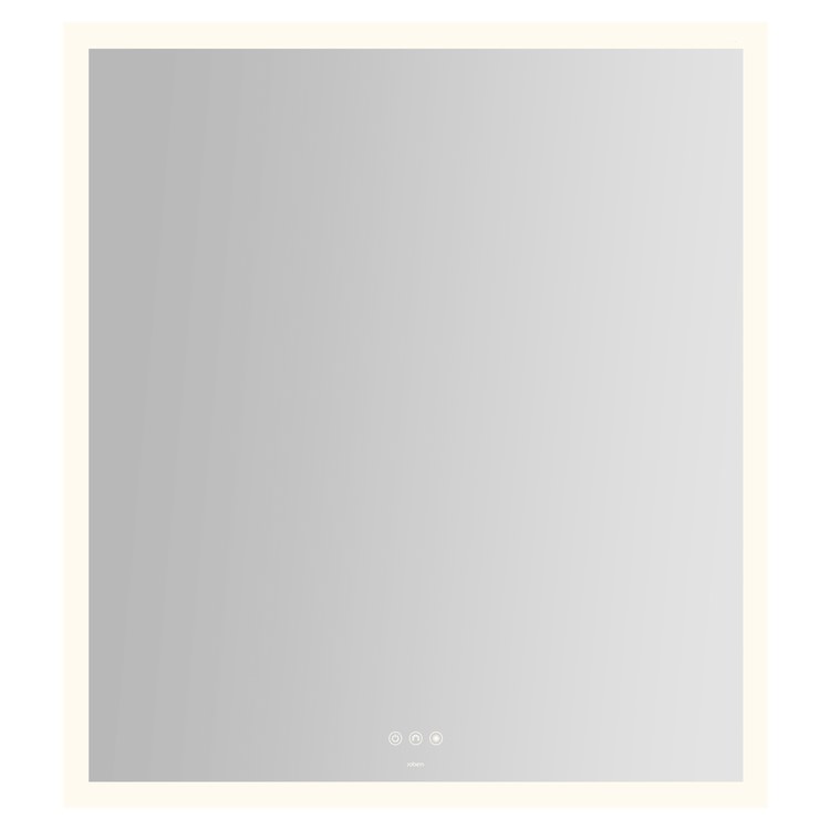 Bathroom Mirror Instinct with Perimeter Lighting Rectangle 36 x 40 Inch Wall Mount