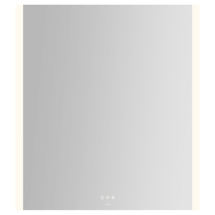 Bathroom Mirror Instinct with Vertical Edge Lighting Rectangle 36 x 40 Inch Wall Mount