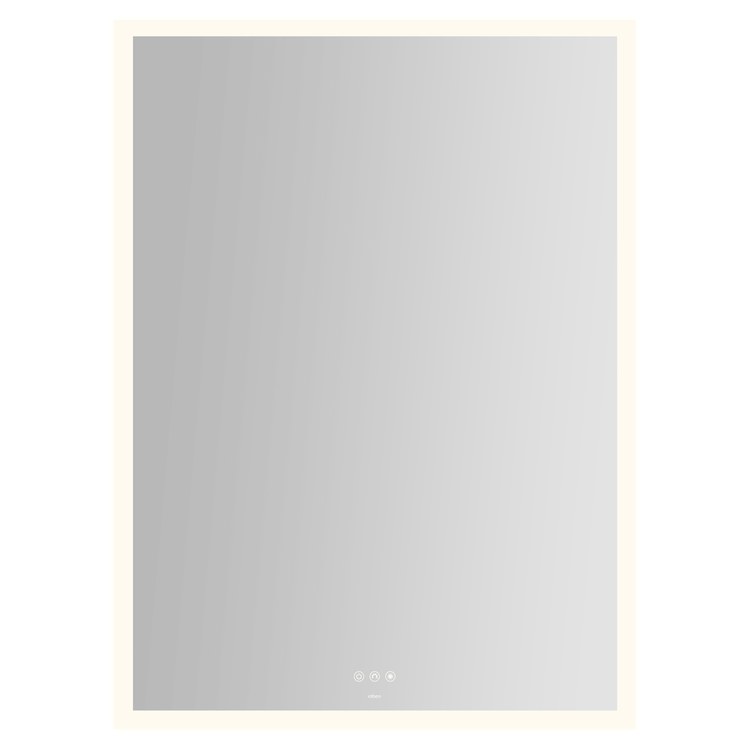Bathroom Mirror Instinct with Perimeter Lighting Rectangle 36 x 48 Inch Wall Mount