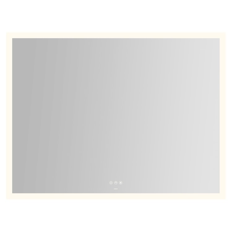 Bathroom Mirror Instinct with Perimeter Lighting Rectangle 48 x 36 Inch Wall Mount