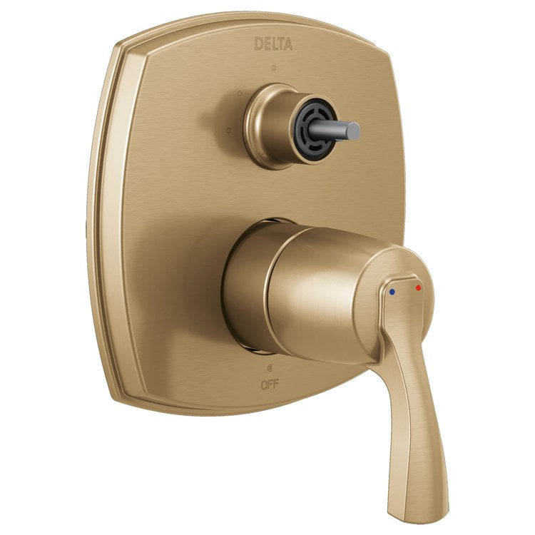 Diverter Trim Stryke 14 Series 3 Functions Lumicoat Champagne Bronze 1 Lever ADA for MultiChoice Universal R22000 Series Rough Valve - Image 1