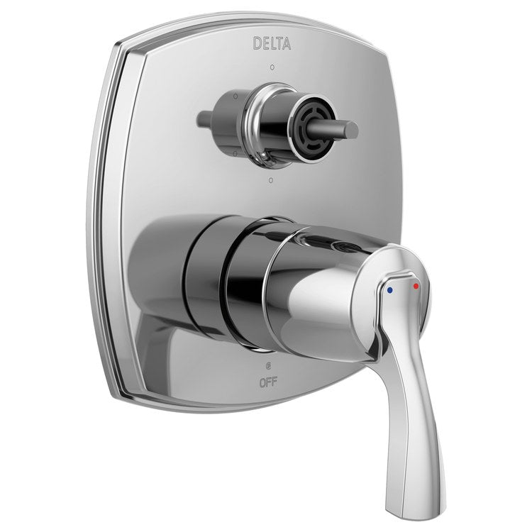 Diverter Trim Stryke 14 Series 6 Functions Lumicoat Chrome 1 Lever ADA for MultiChoice Universal R22000 Series Rough Valve - Image 1