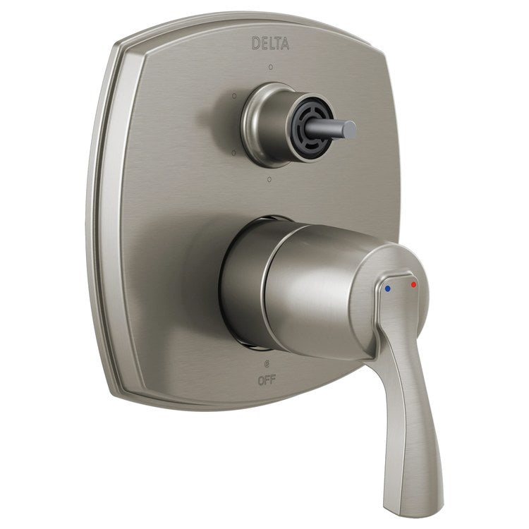 Diverter Trim Stryke 14 Series 6 Functions Lumicoat Stainless 1 Lever ADA for MultiChoice Universal R22000 Series Rough Valve - Image 1