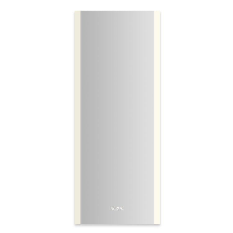 Medicine Cabinet AIO 20 x 48 Inch with Vertical Edge Lighting 1 Doors Triple Mirror Left Hinge - Image 1