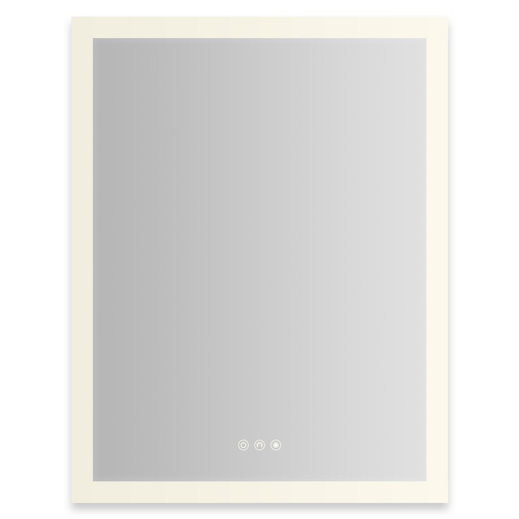 Medicine Cabinet AIO 24 x 30 Inch with Perimeter Lighting 1 Doors Triple Mirror Left Hinge